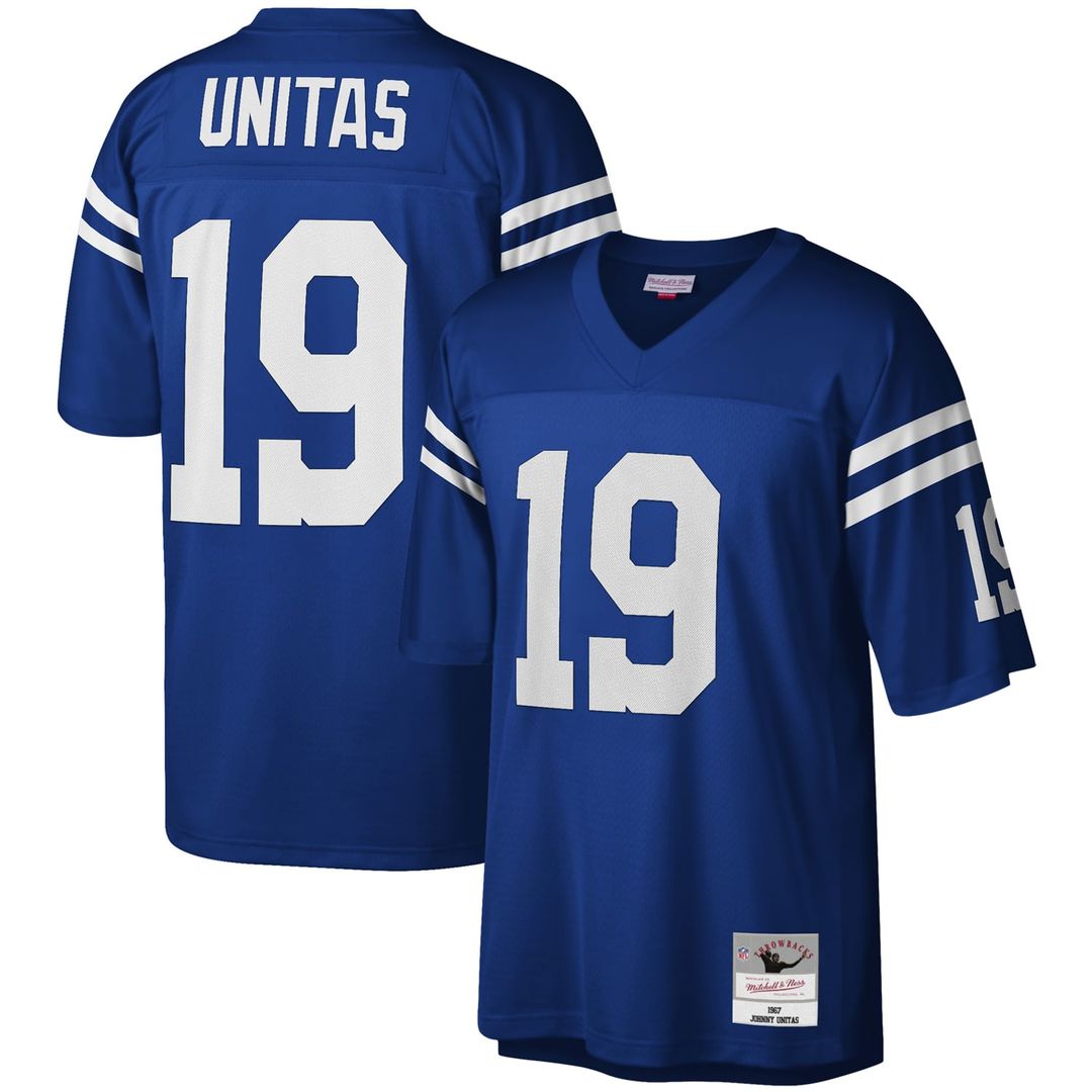 Baltimore Colts Johnny Unitas Mitchell & Ness Legacy Replica Jersey - Royal