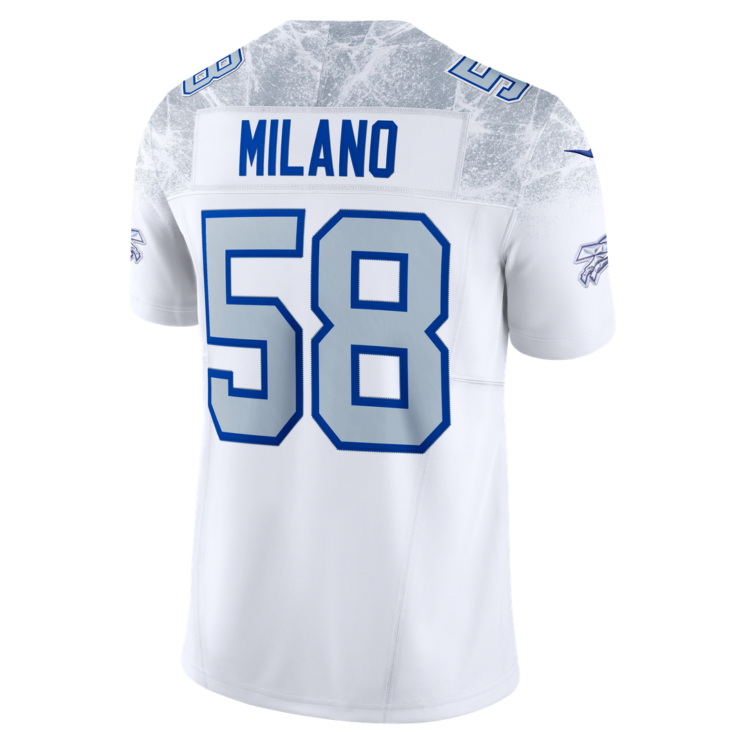 Buffalo Bills Matt Milano Nike Rivalries Collection Stitched Limited Jersey - White