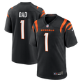 Cincinnati Bengals Number 1 Dad Nike Game Jersey - Black