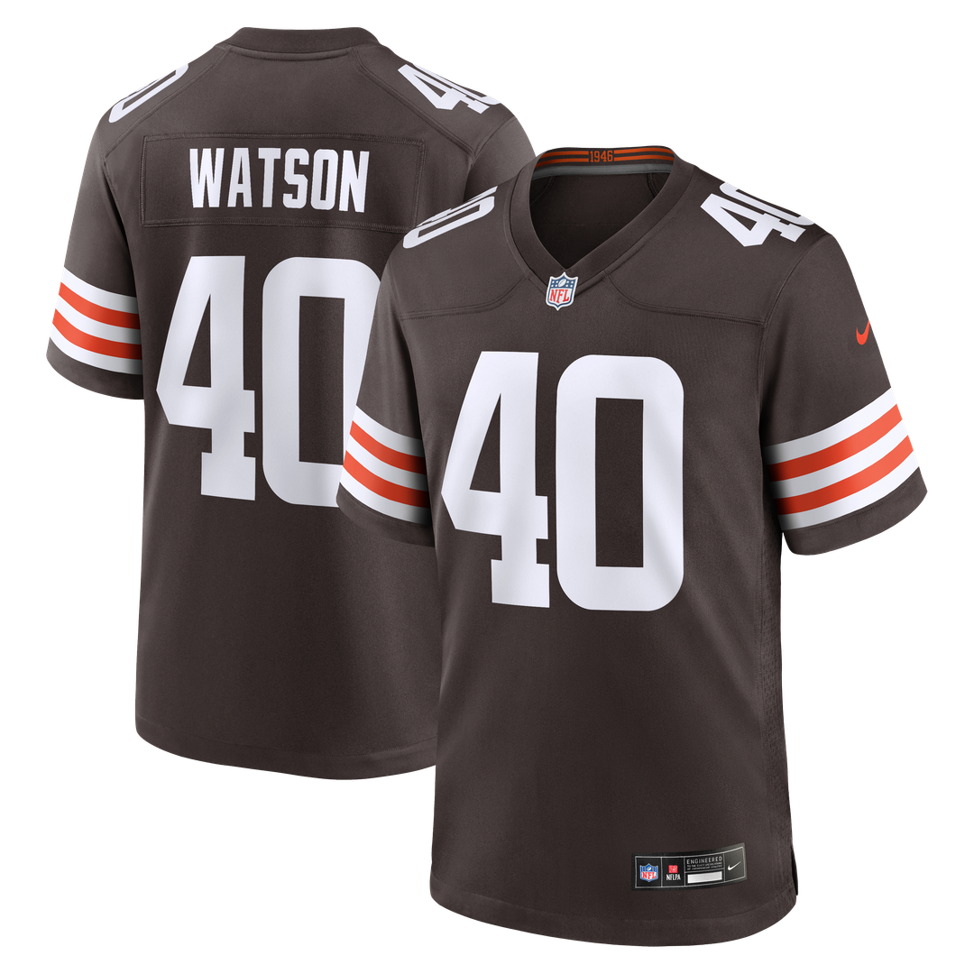 Cleveland Browns Nathaniel Watson Nike Team Game Jersey - Brown