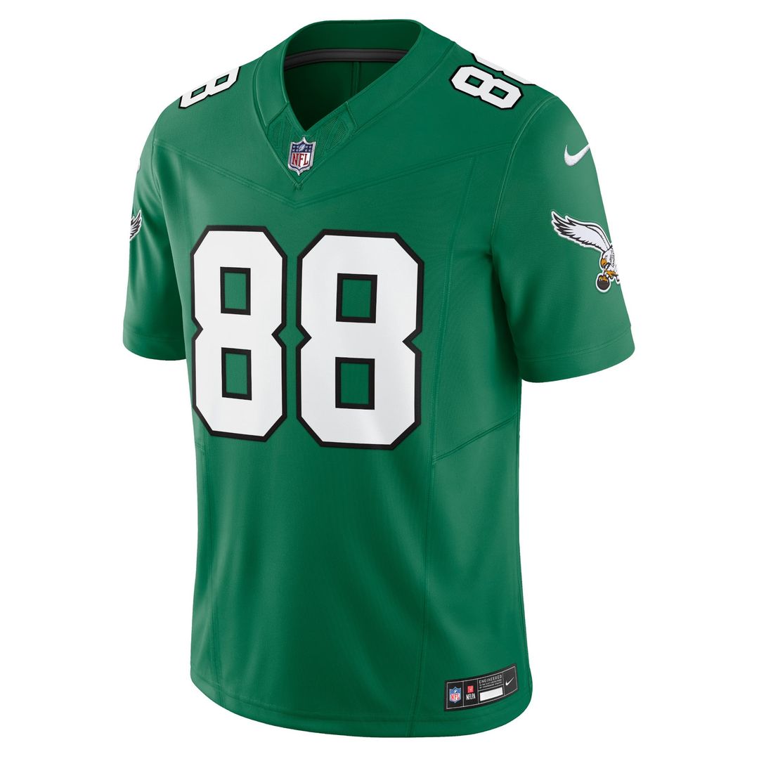 Philadelphia Eagles Dallas Goedert Nike Vapor F.U.S.E. Limited Jersey - Kelly Green