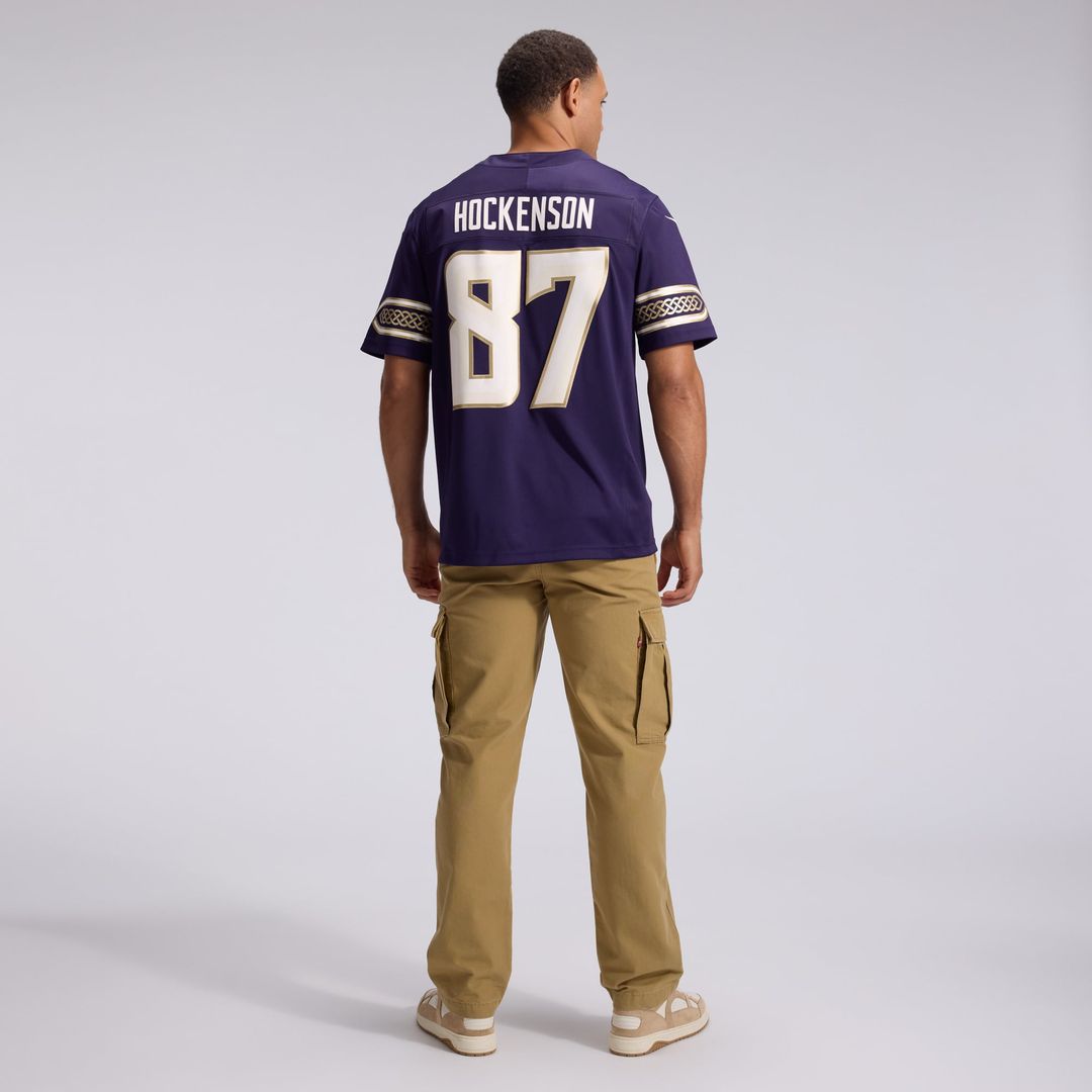 Minnesota Vikings T.J. Hockenson Nike 2026 Rivalries Collection Stitched Limited Jersey - Purple