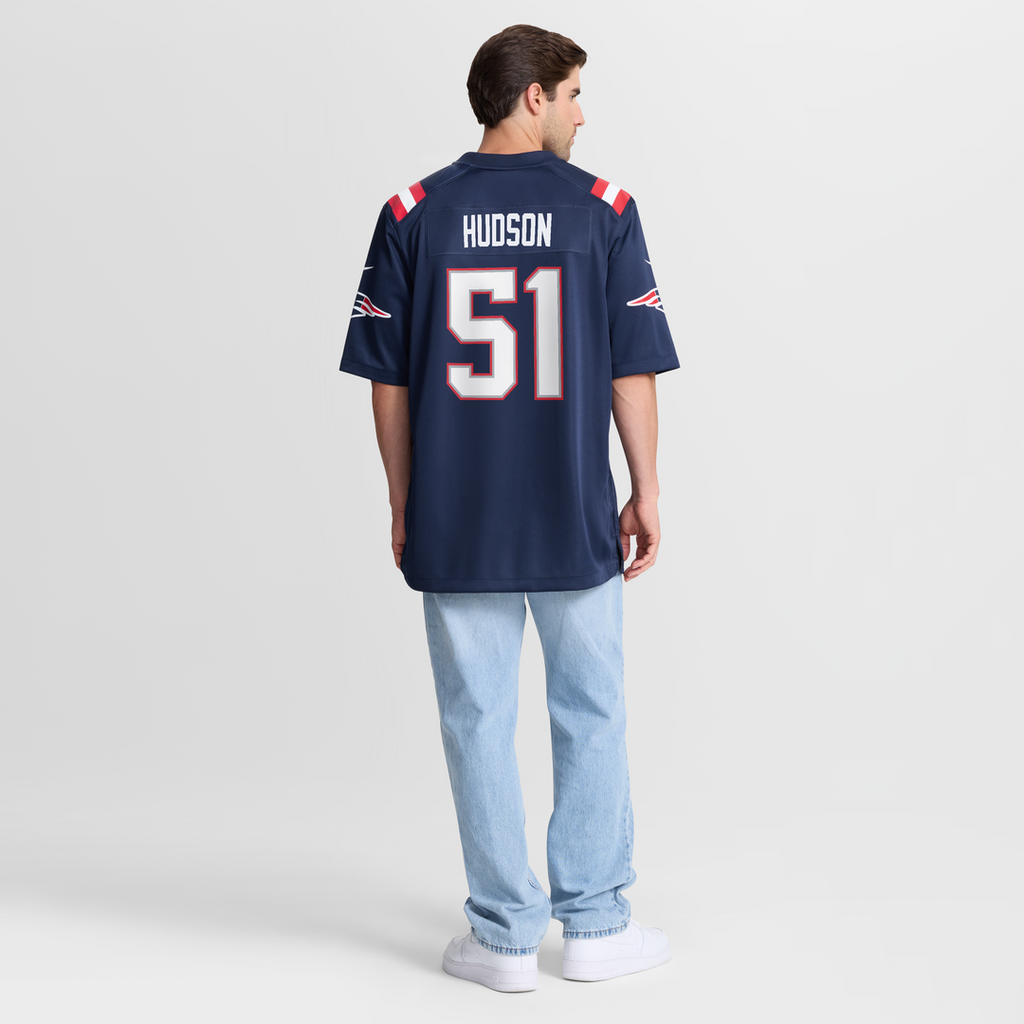 New England Patriots James Hudson Nike Team Game Jersey - Navy