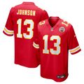 Kansas City Chiefs Nazeeh Johnson Nike Game Player Jersey - Red