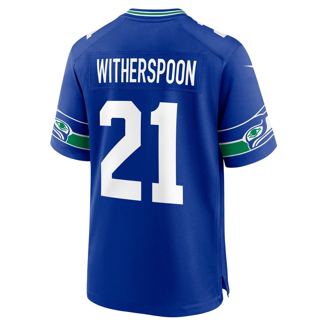 Seattle Seahawks Devon Witherspoon Nike Game Jersey - College Navy