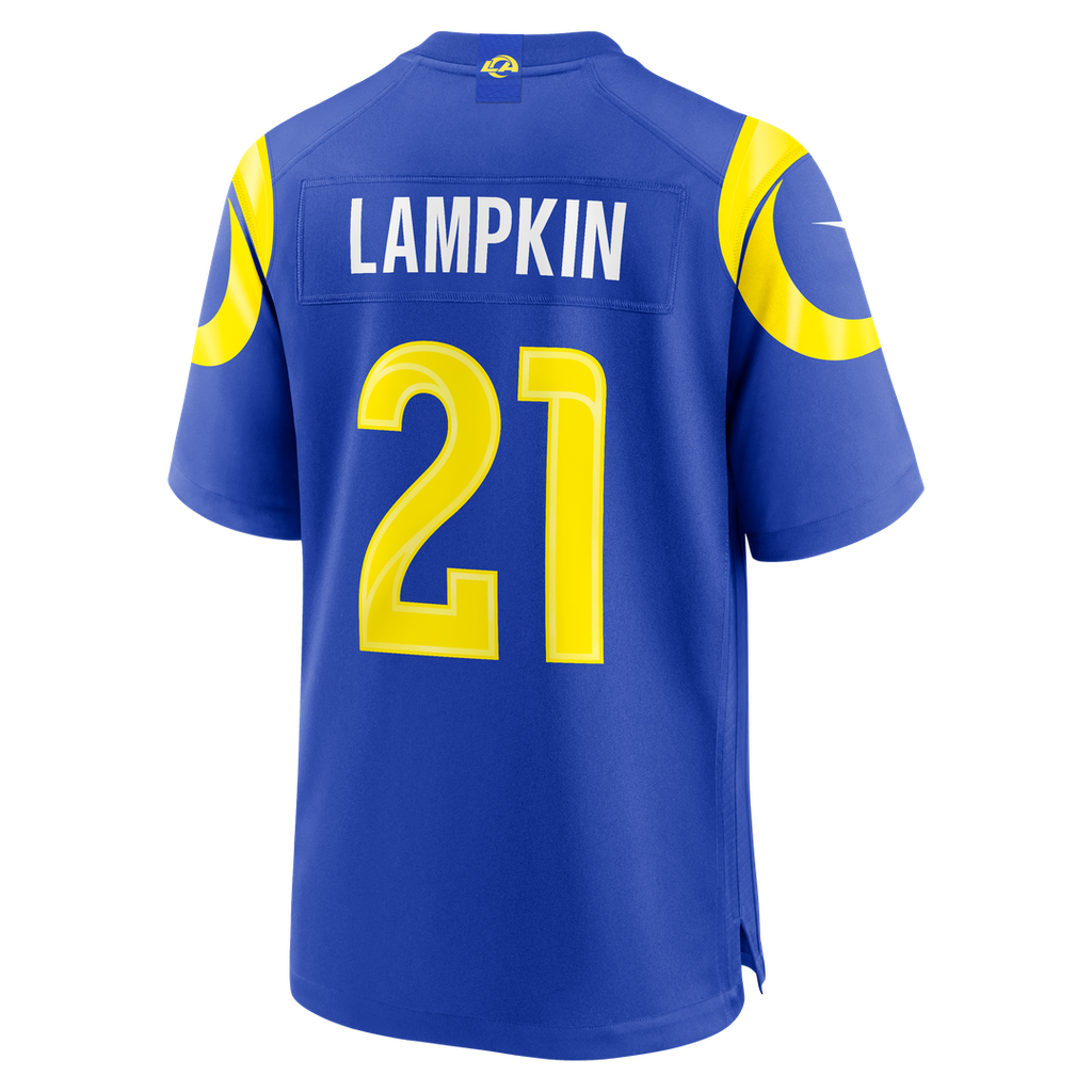 Los Angeles Rams Cam Lampkin Nike Team Game Jersey - Royal