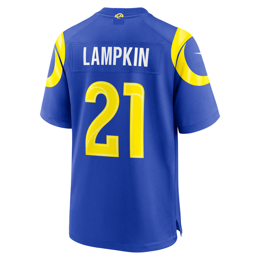 Los Angeles Rams Cam Lampkin Nike Team Game Jersey - Royal