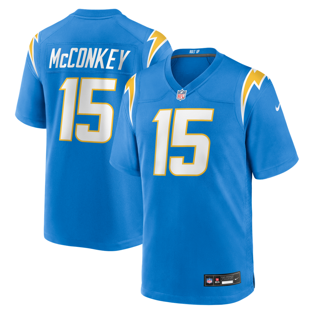 Los Angeles Chargers Ladd McConkey Nike Player Game Jersey - Powder Blue