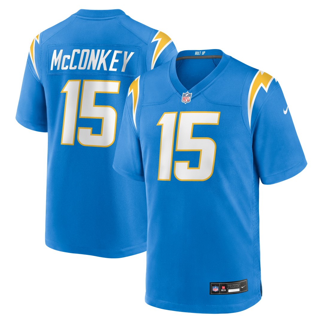 Los Angeles Chargers Ladd McConkey Nike Alternate Charger Power Game Player Jersey - Gold