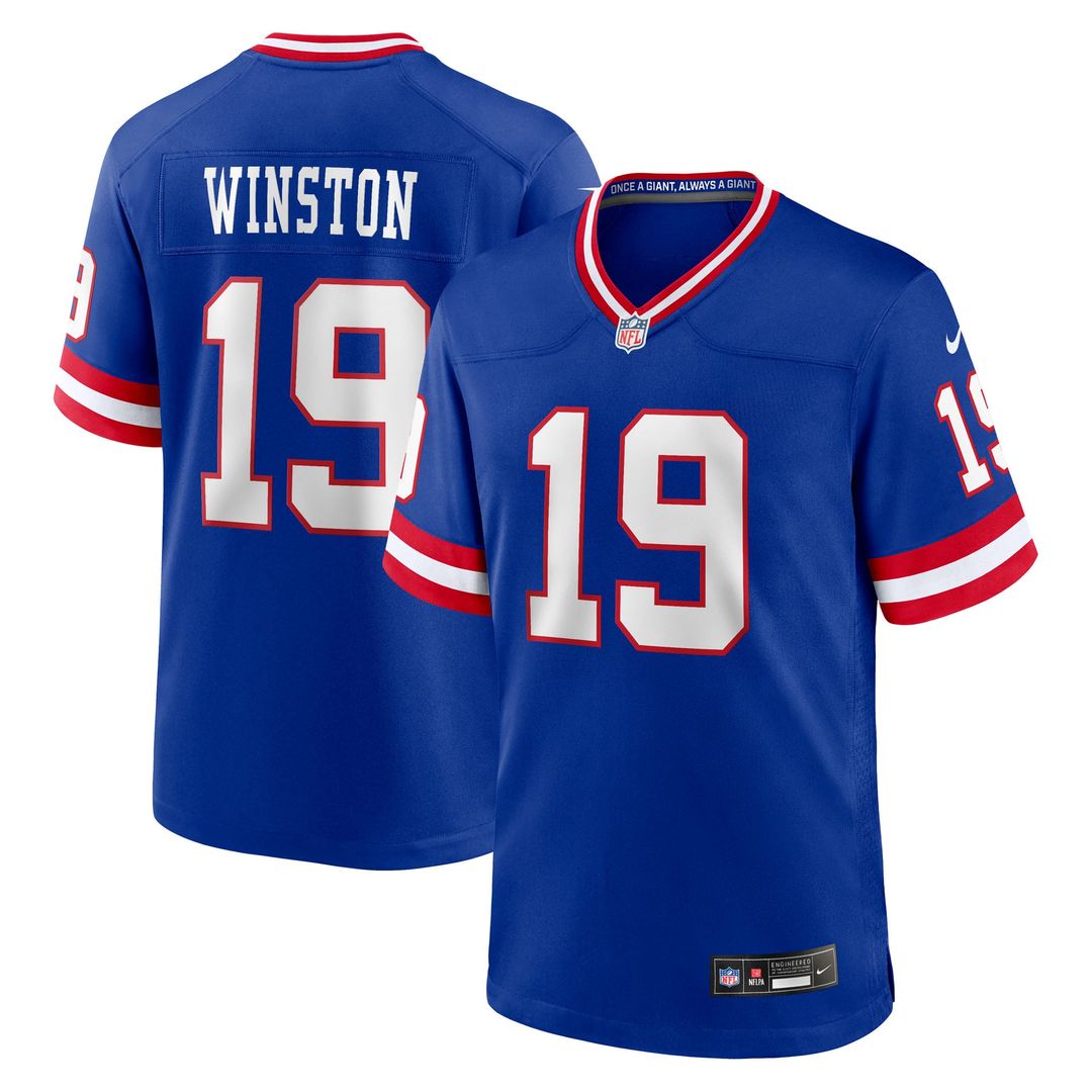 New York Giants Jameis Winston Nike Alternate 2 Game Jersey - Royal