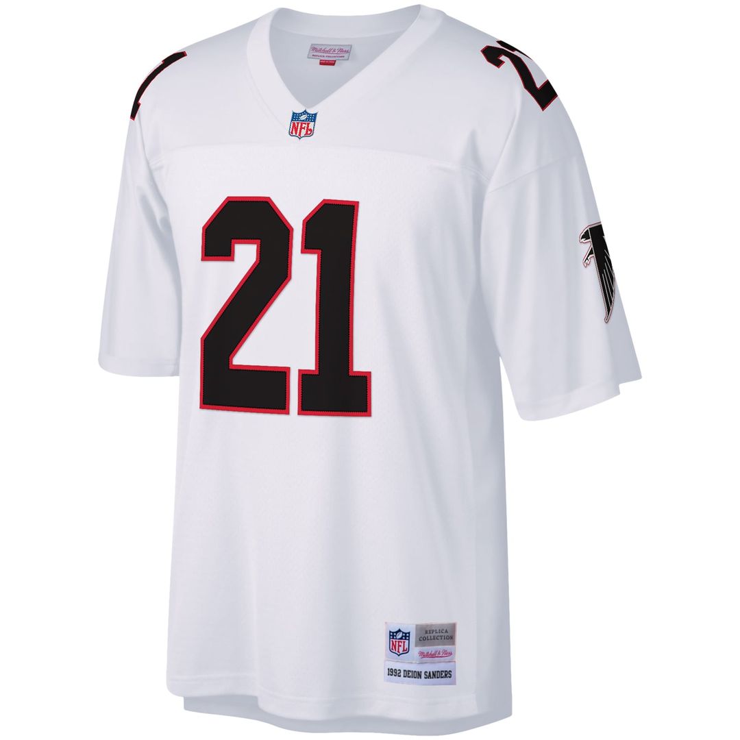Atlanta Falcons Deion Sanders Mitchell & Ness Legacy Replica Jersey - White