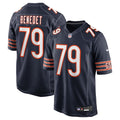 Chicago Bears Theo Benedet Nike Team Game Jersey - Navy