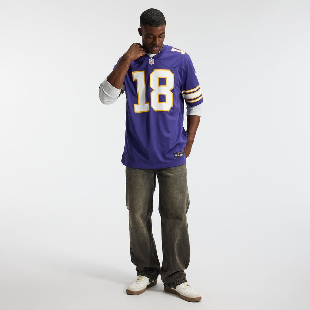 Minnesota Vikings Justin Jefferson Nike Classic Player Game Jersey - Purple