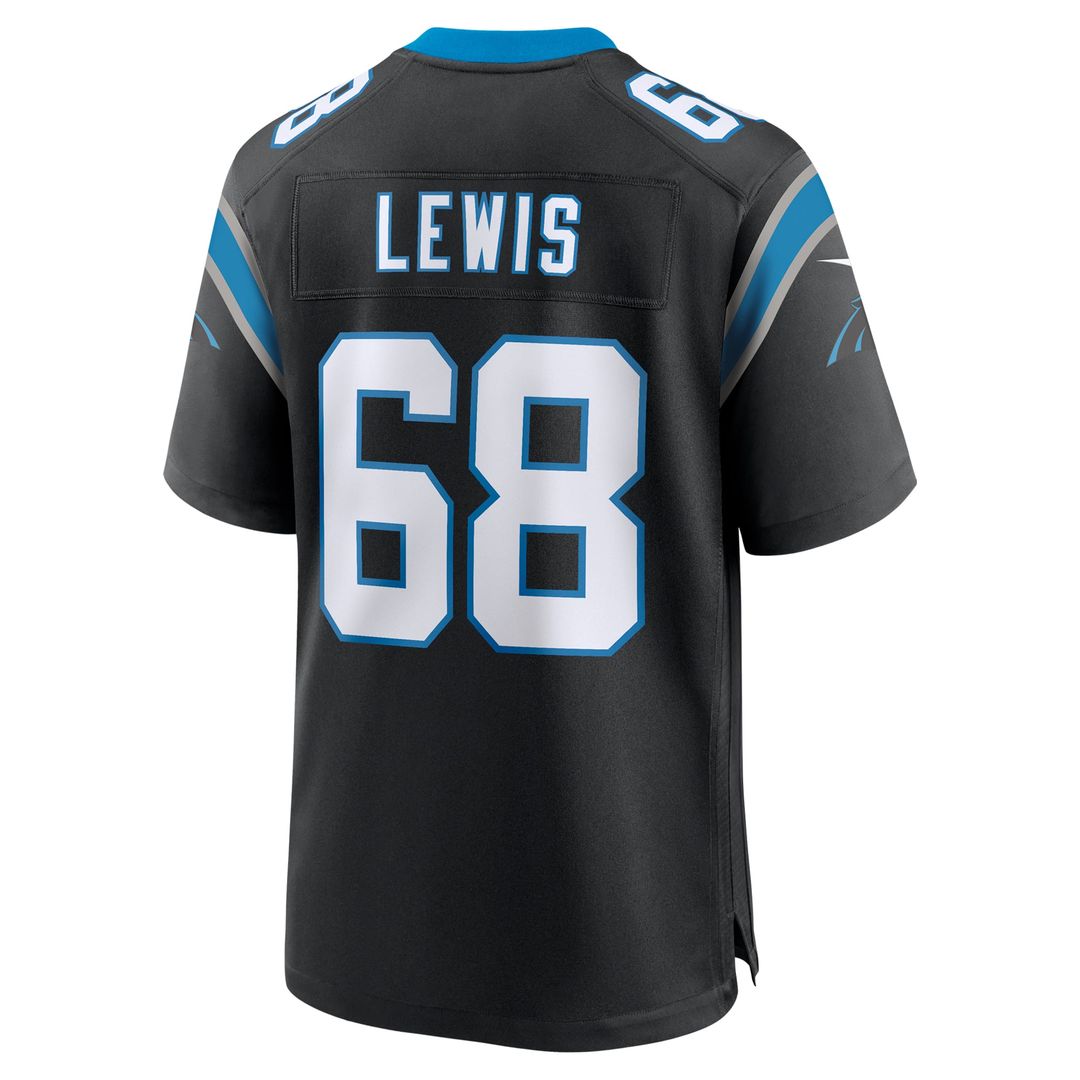 Carolina Panthers Damien Lewis Nike Game Jersey - Black