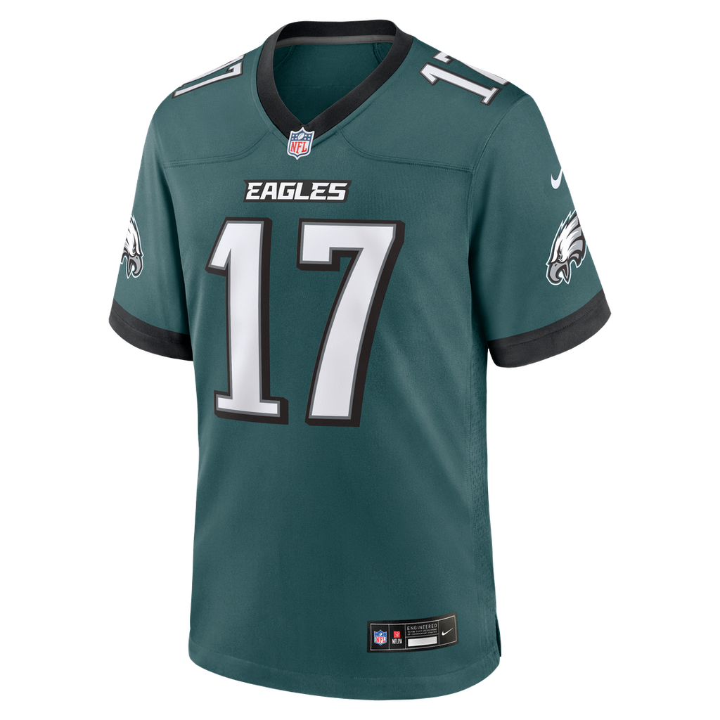 Philadelphia Eagles Arnold Ebiketie Nike Team Game Jersey - Midnight Green