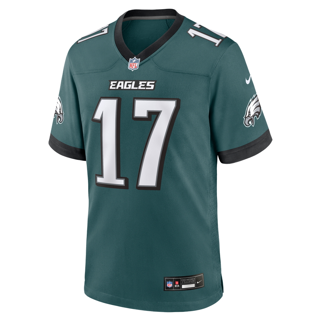 Philadelphia Eagles Arnold Ebiketie Nike Team Game Jersey - Midnight Green