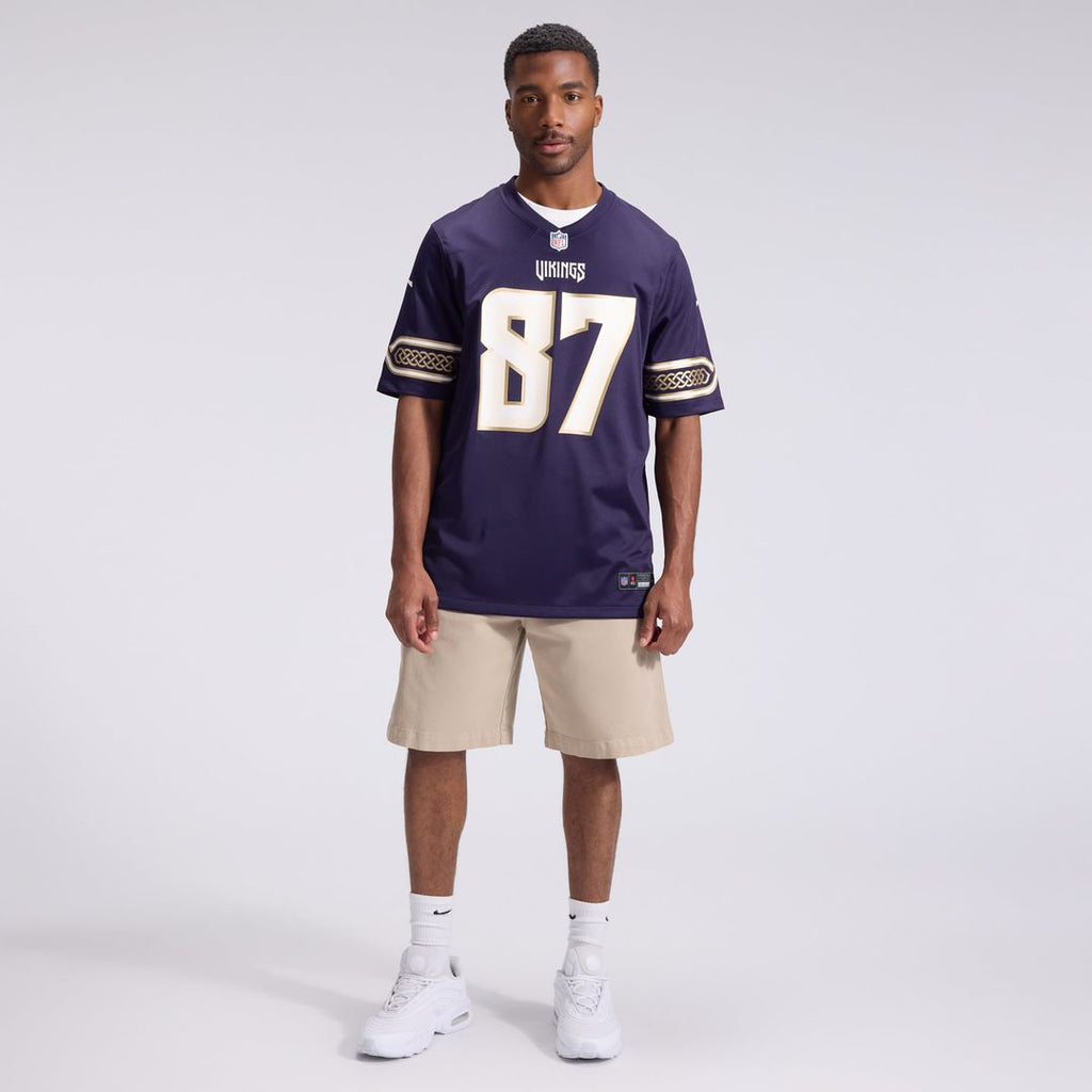 Minnesota Vikings T.J. Hockenson Nike 2026 Rivalries Collection Game Jersey - Purple