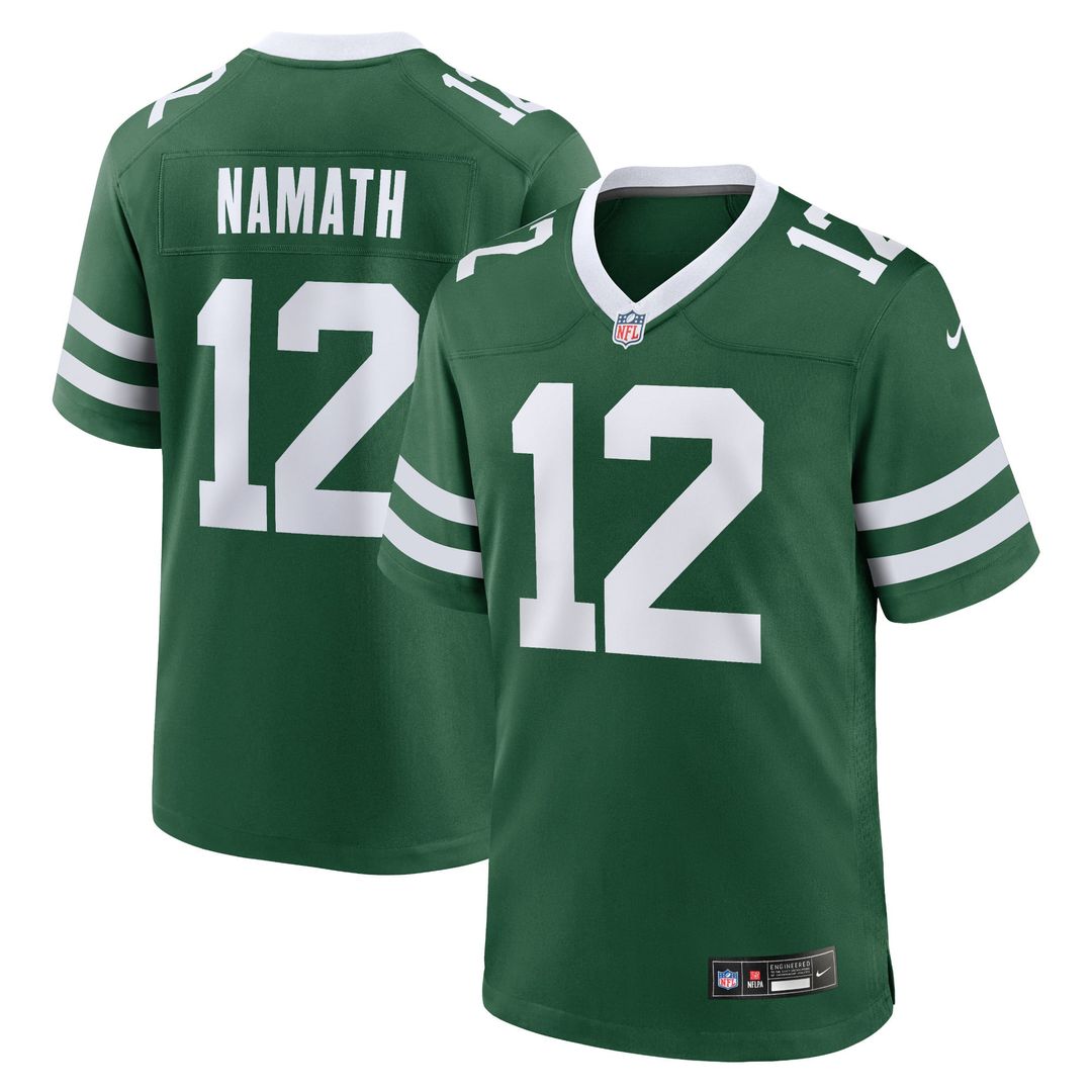 New York Jets Joe Namath Nike Classic Alternate Retired Player Game Jersey - White