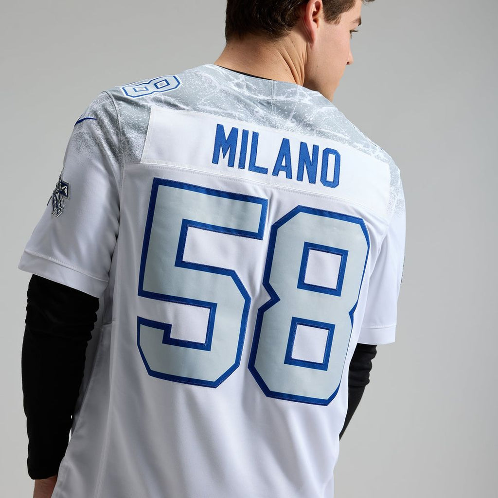 Buffalo Bills Matt Milano Nike Rivalries Collection Stitched Limited Jersey - White