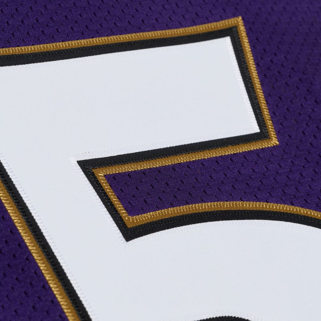 Baltimore Ravens Ray Lewis Mitchell & Ness 1996 Authentic Throwback Jersey - Purple