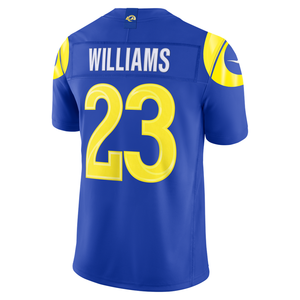Los Angeles Rams Kyren Williams Nike Team Vapor F.U.S.E. Stitched Limited Jersey - Royal