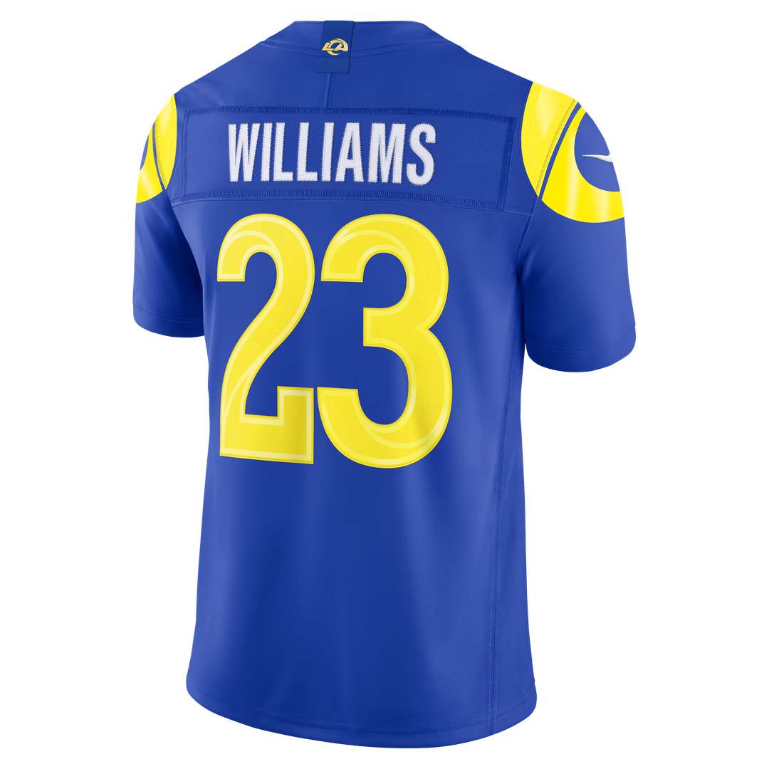 Los Angeles Rams Kyren Williams Nike Team Vapor F.U.S.E. Stitched Limited Jersey - Royal