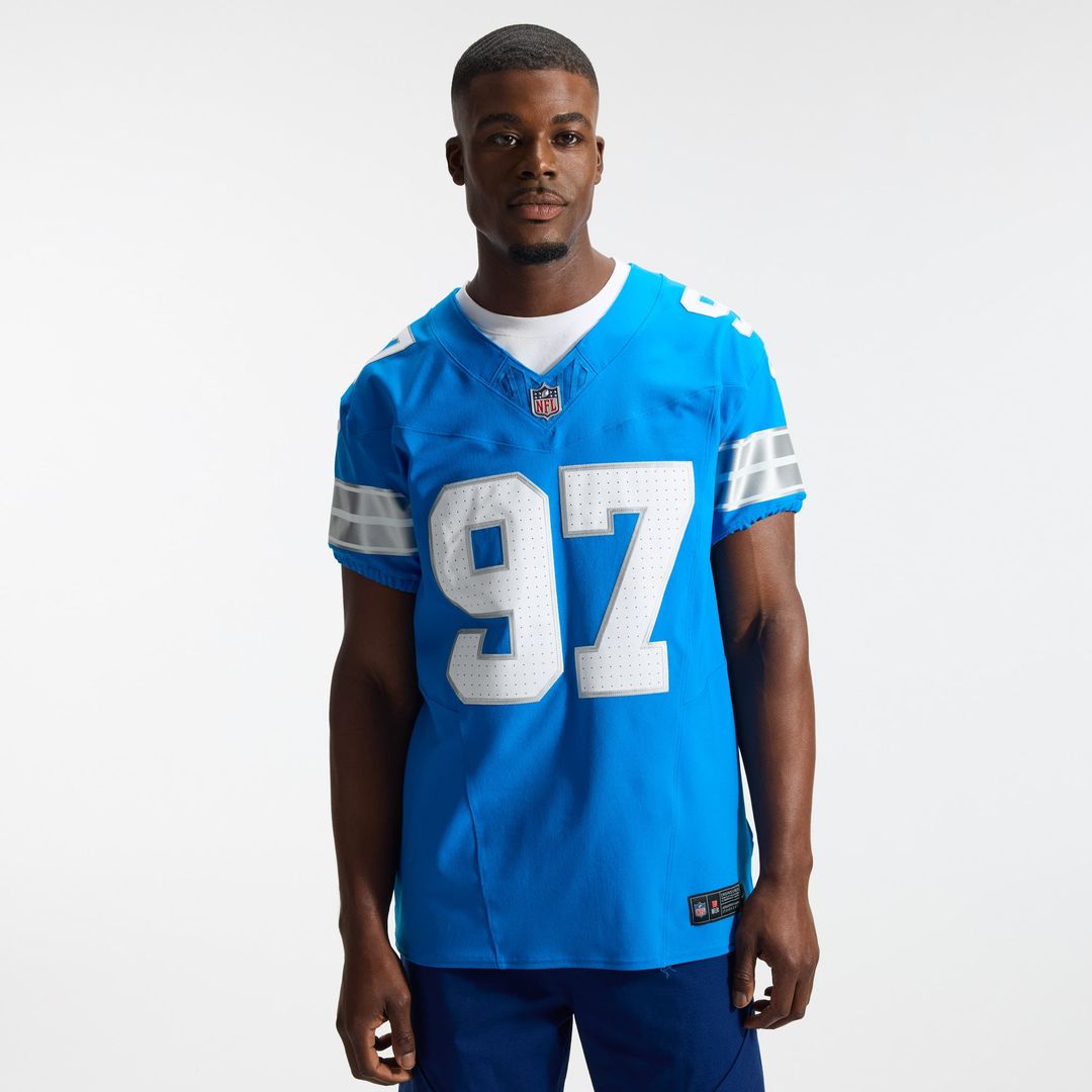 Detroit Lions Aidan Hutchinson Nike Alternate Vapor F.U.S.E. Elite Jersey - Black