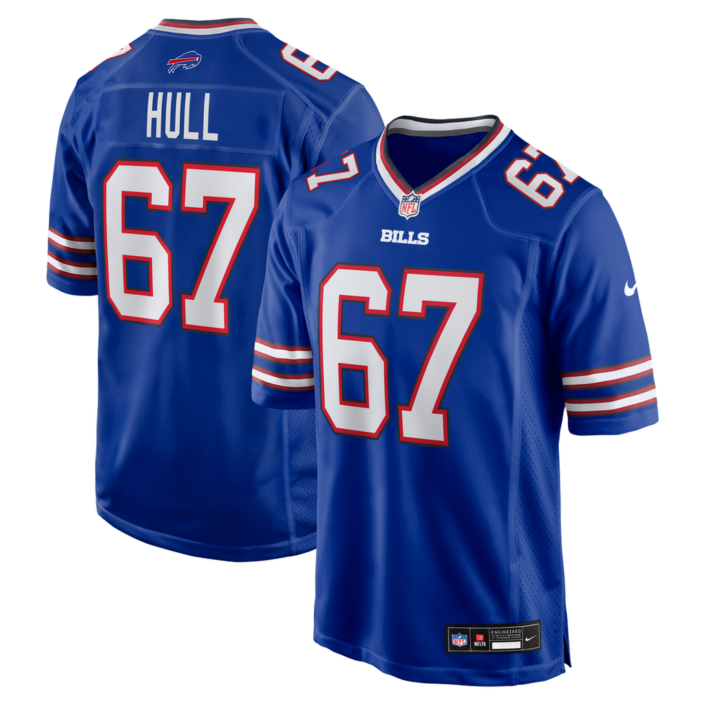 Buffalo Bills Kent Hull Nike Game Retired Player Jersey - Royal