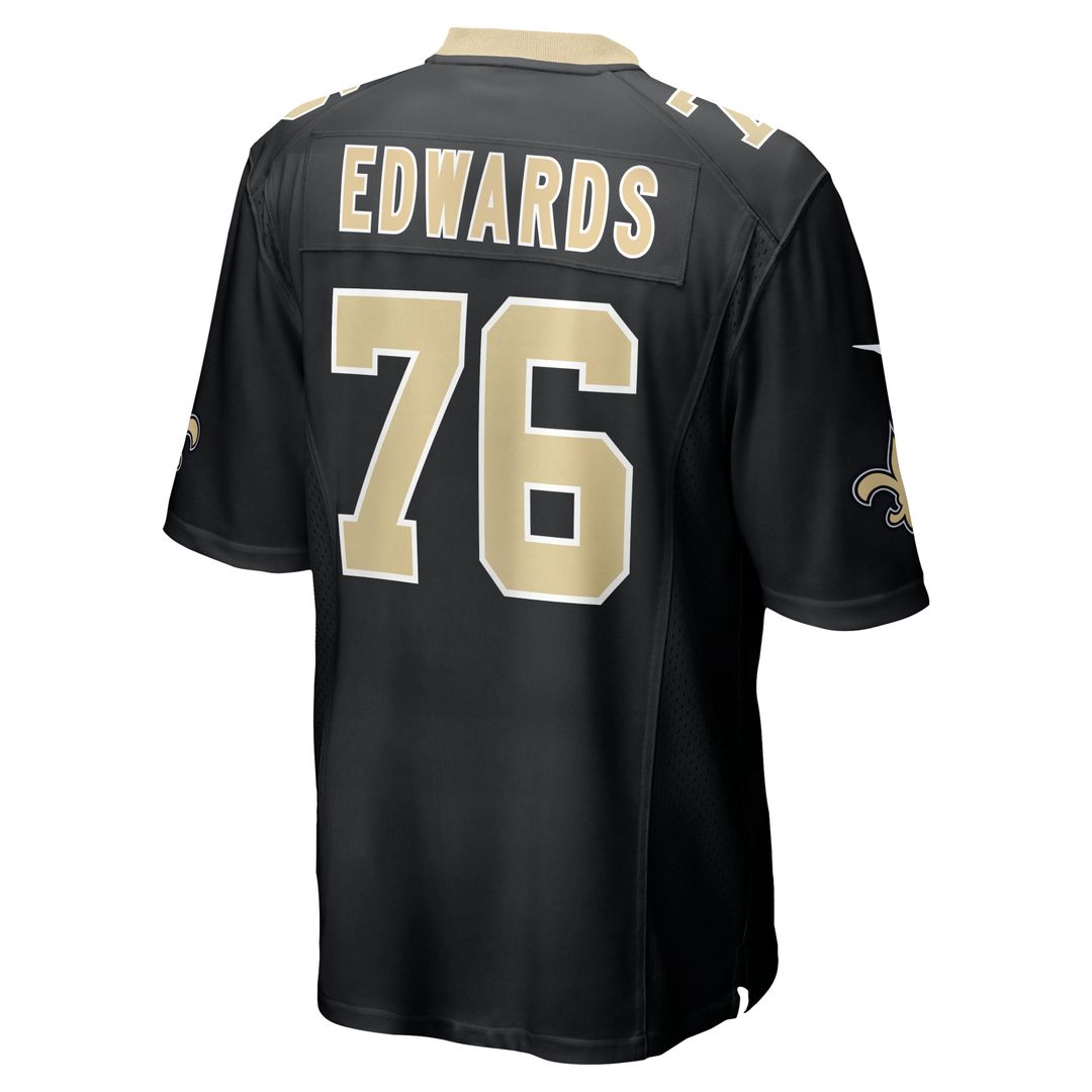 New Orleans Saints David Edwards Nike Team Game Jersey - Black