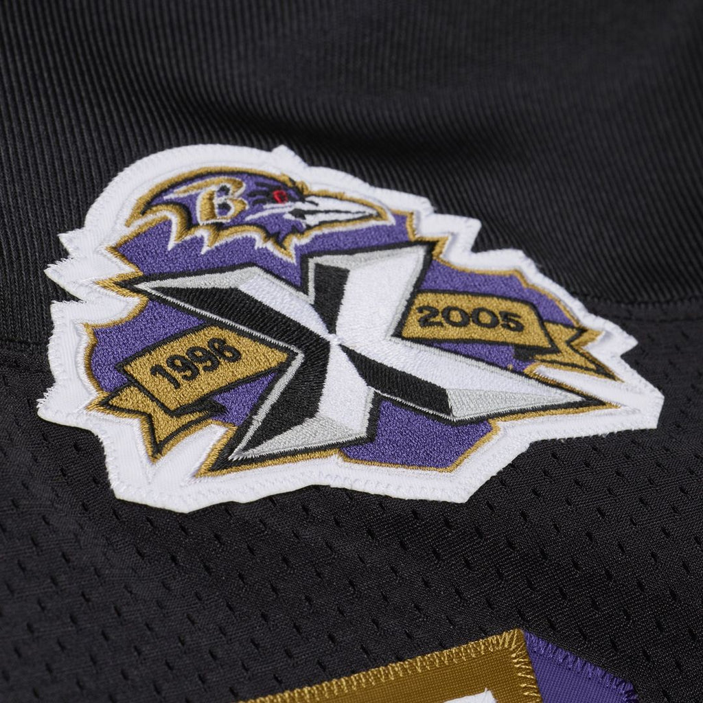 Baltimore Ravens Deion Sanders Mitchell & Ness 2005 Authentic Throwback Jersey - Black