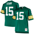 Green Bay Packers Bart Starr Mitchell & Ness Big & Tall 1968 Retired Player Replica Jersey - Green
