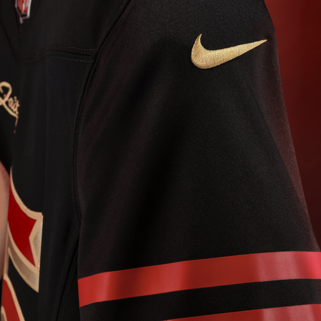 San Francisco 49ers Fred Warner Nike Rivalries Collection Stitched Limited Jersey - Black