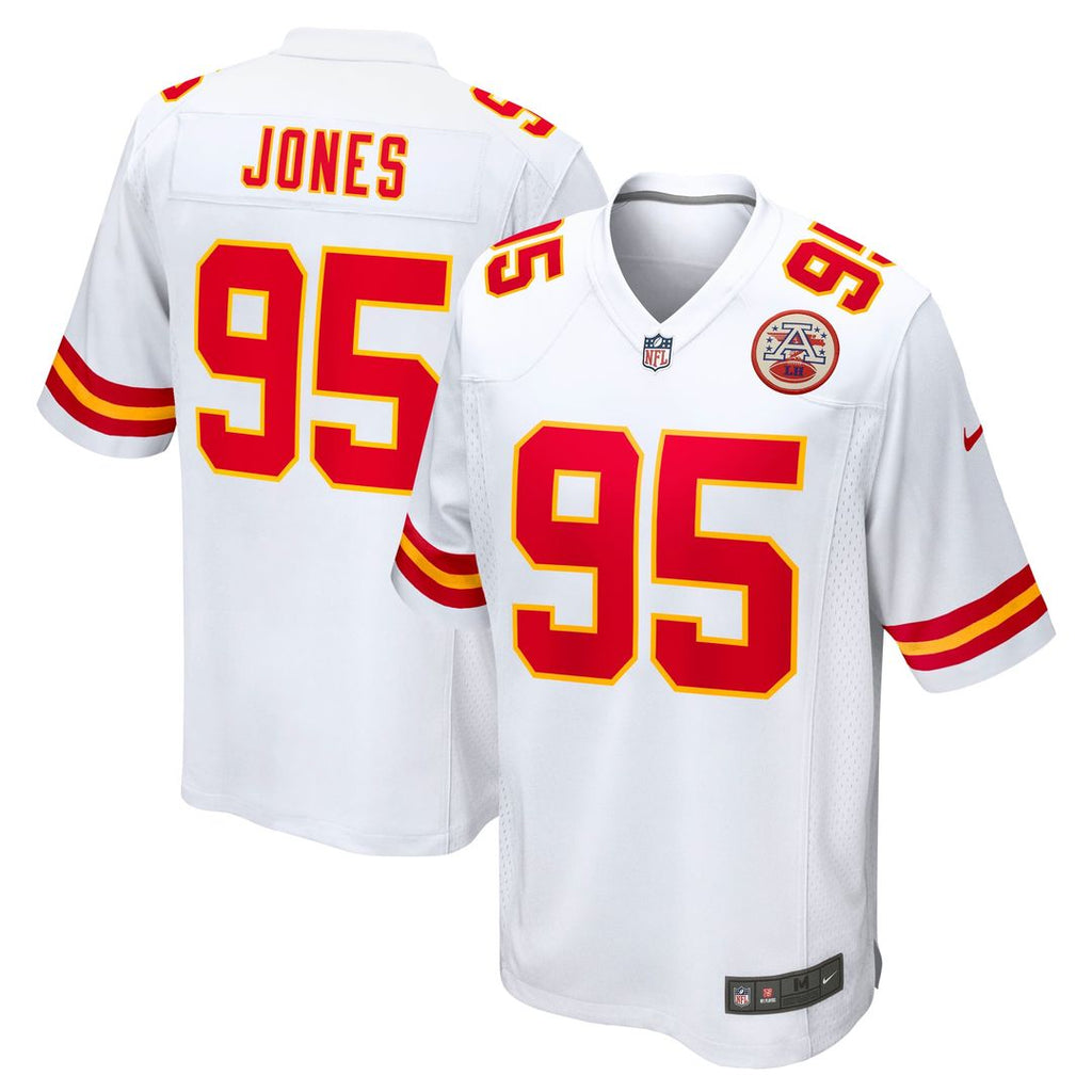 Kansas City Chiefs Chris Jones Nike Game Jersey - White