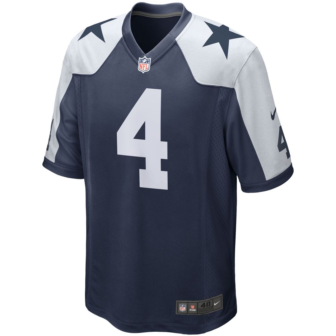 Dallas Cowboys Dak Prescott Nike Alternate Game Team Jersey - White