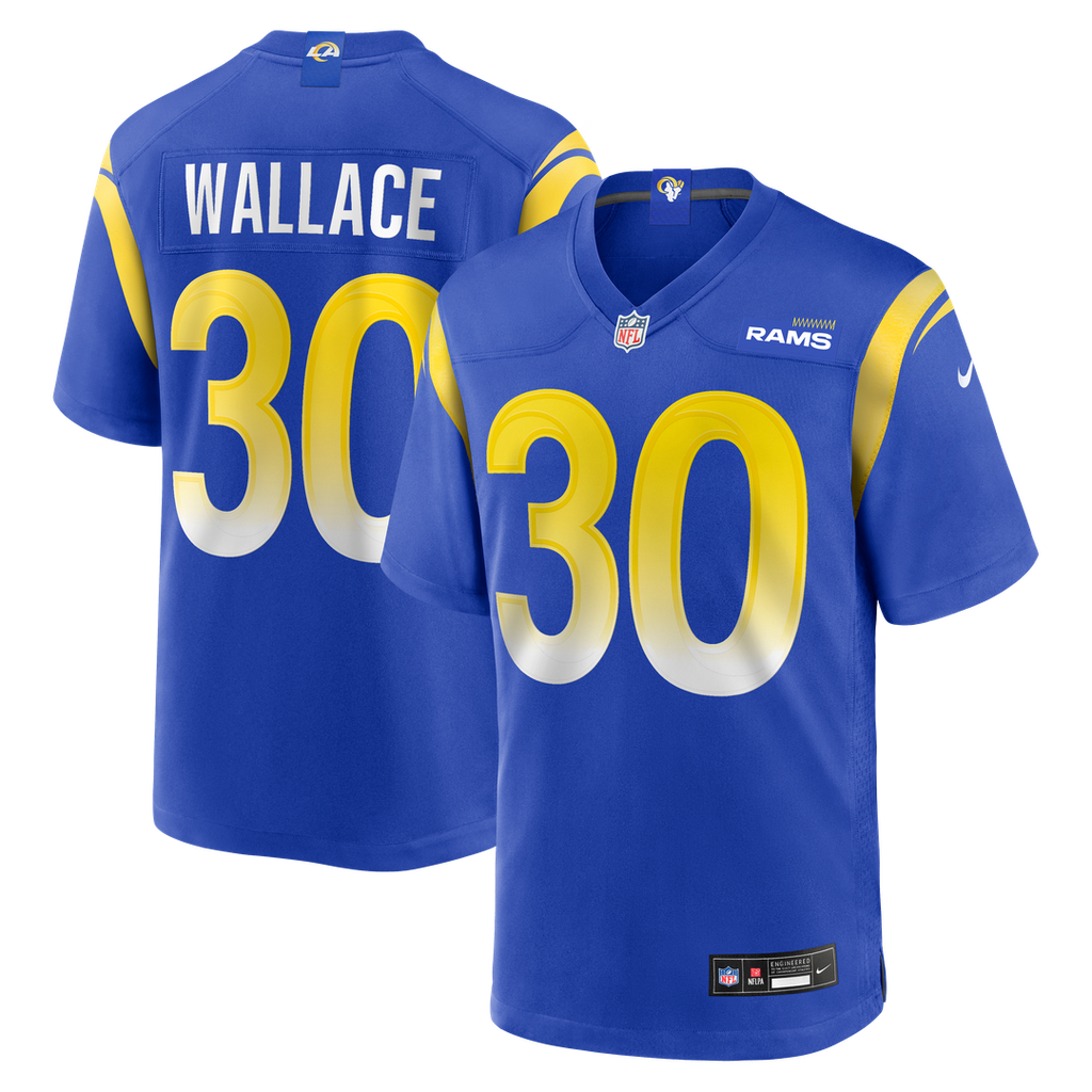 Los Angeles Rams Josh Wallace Nike Game Jersey - Royal
