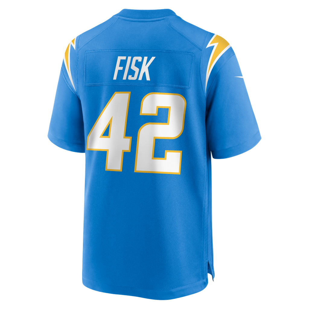 Los Angeles Chargers Tucker Fisk Nike Team Game Jersey - Powder Blue