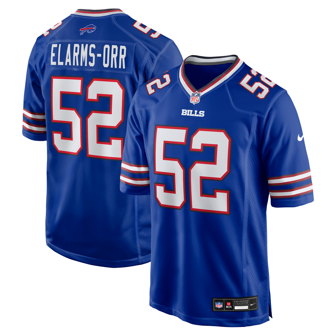 Buffalo Bills Kaleb Elarms-Orr Nike Team Game Jersey - Royal