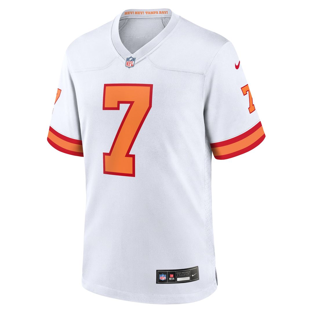 '76 Tampa Bay Buccaneers Bucky Irving Nike Game Jersey - White