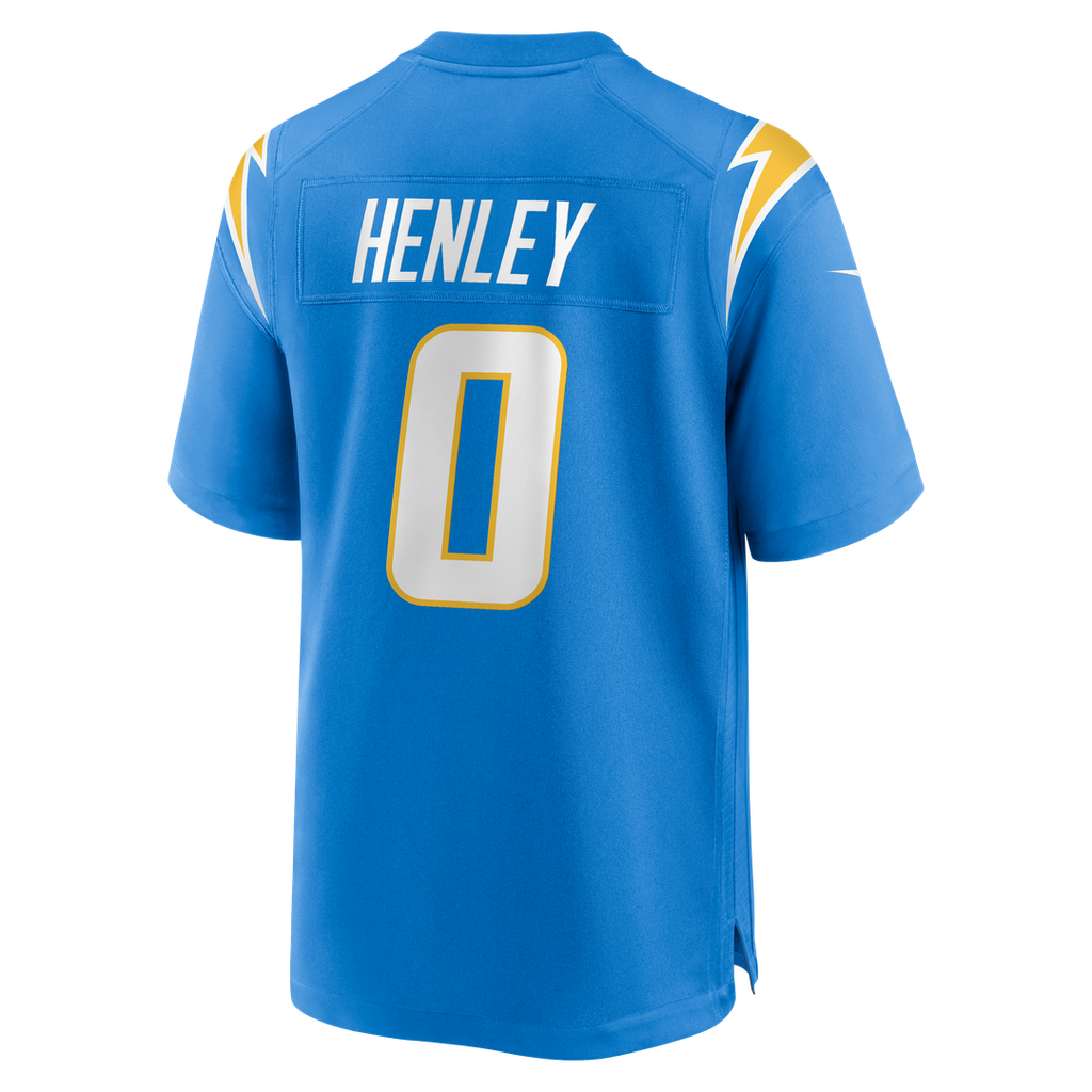 Los Angeles Chargers Daiyan Henley Nike Team Game Jersey - Powder Blue