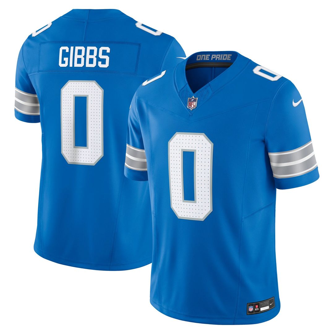 Detroit Lions Jahmyr Gibbs Nike Vapor F.U.S.E. Limited Jersey - White