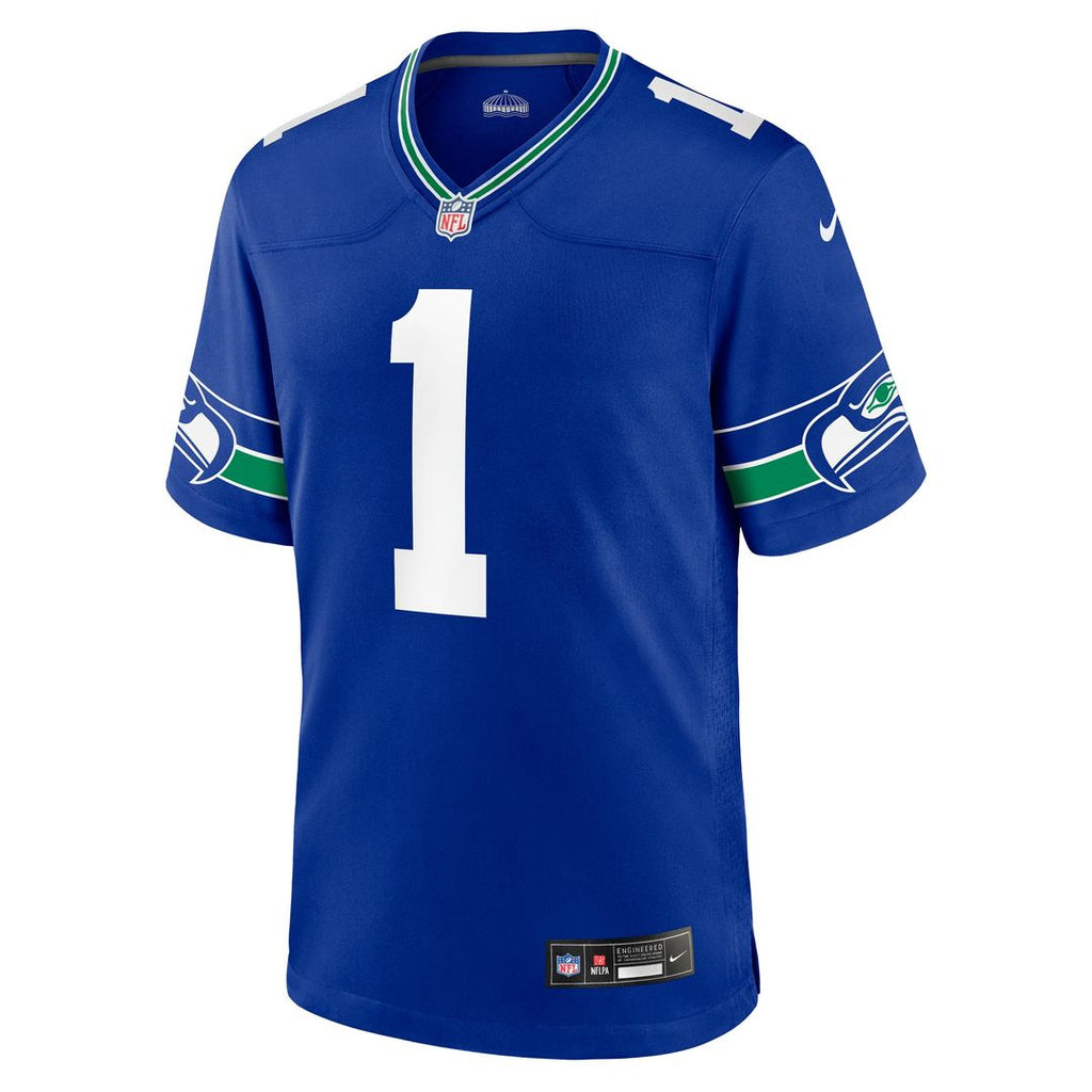 Seattle Seahawks Warren Moon Nike Retired Player Alternate Game Jersey - Royal
