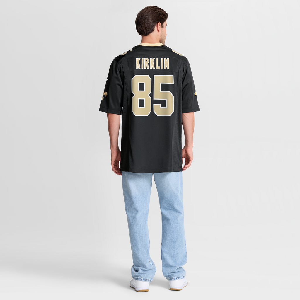 New Orleans Saints Jontre Kirklin Nike Team Game Jersey - Black