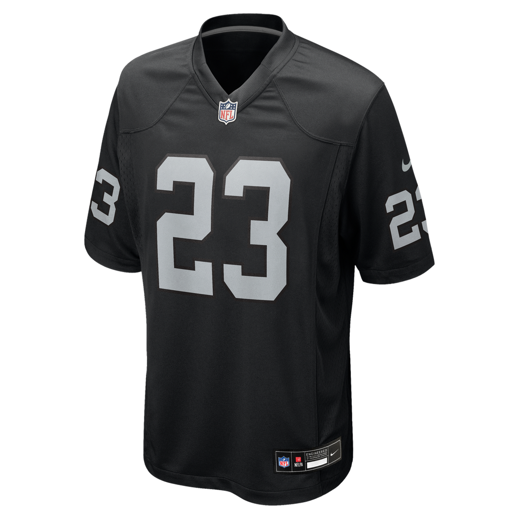 Las Vegas Raiders Dylan Laube Nike Team Game Jersey - Black