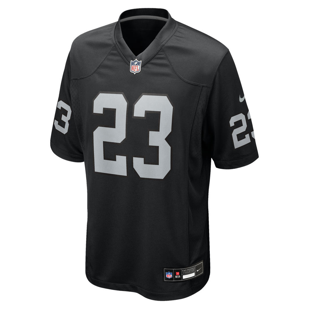 Las Vegas Raiders Dylan Laube Nike Team Game Jersey - Black
