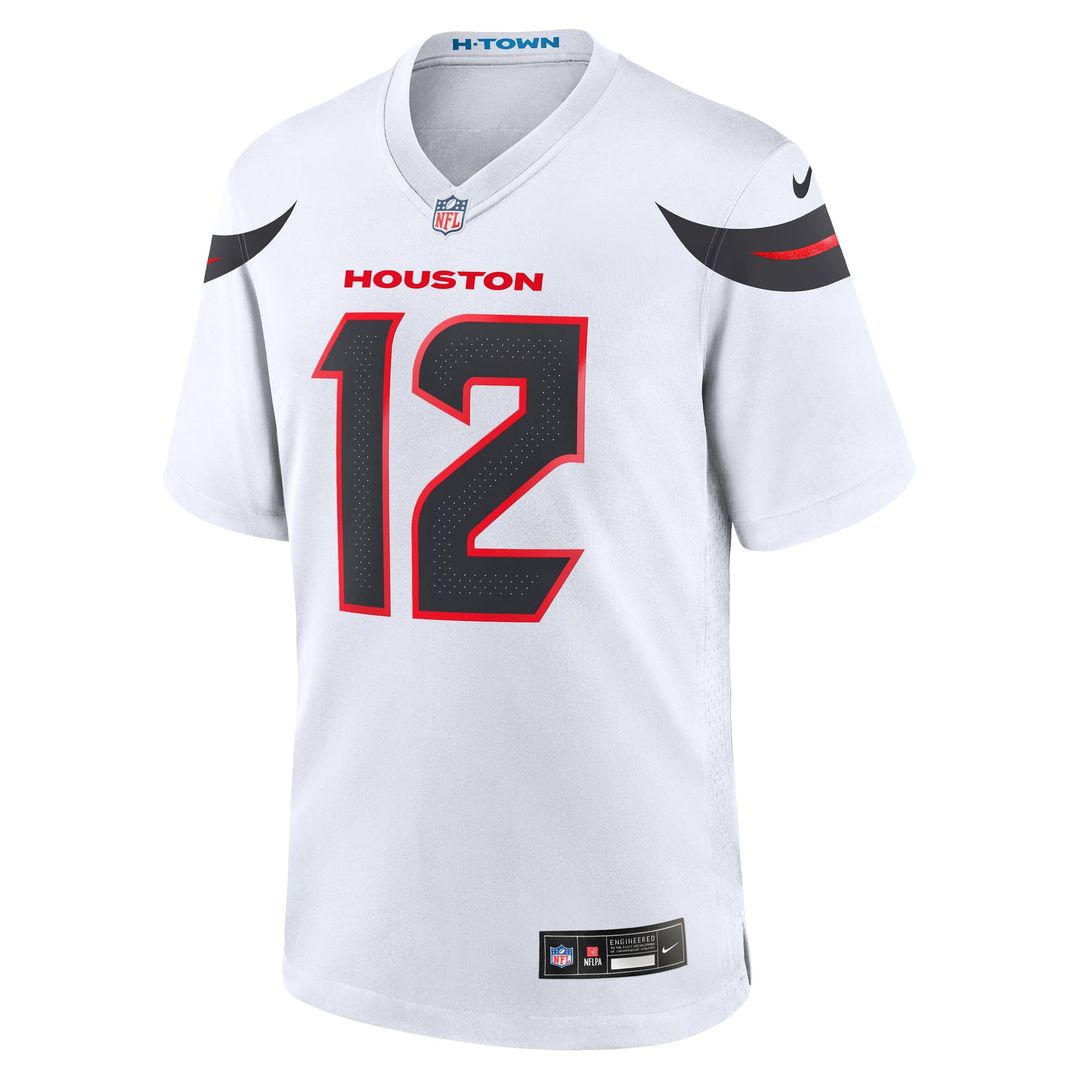 Houston Texans Nico Collins Nike Game Jersey - White
