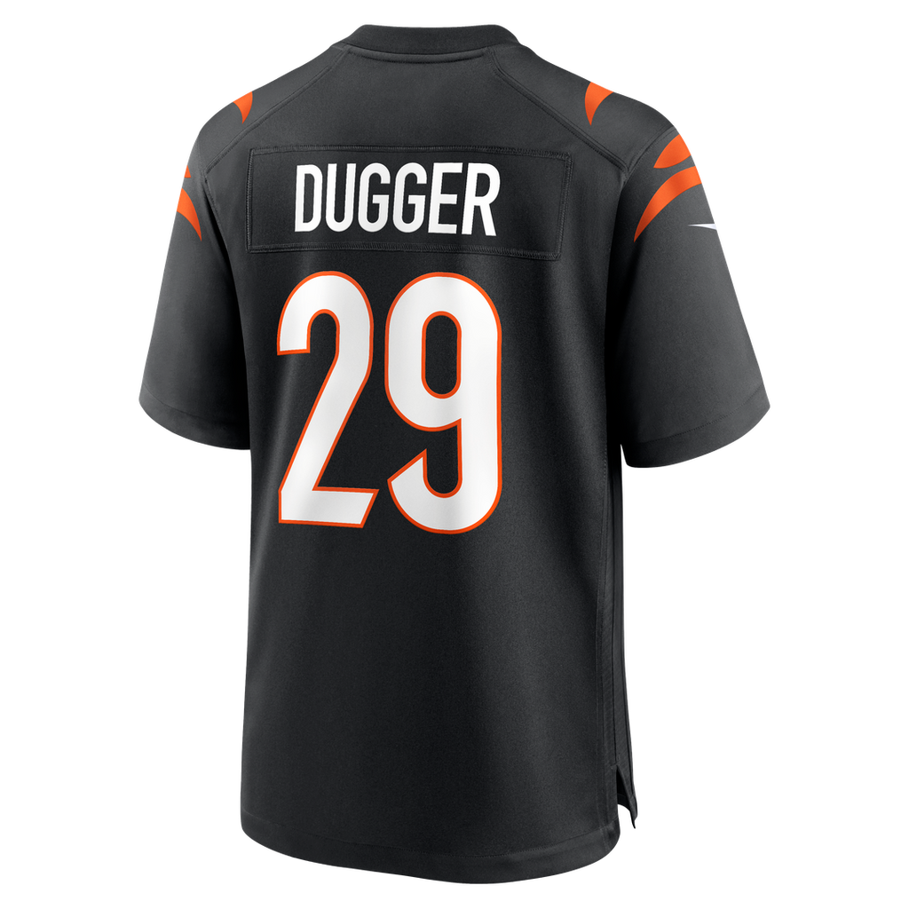 Cincinnati Bengals Kyle Dugger Nike Team Game Jersey - Black