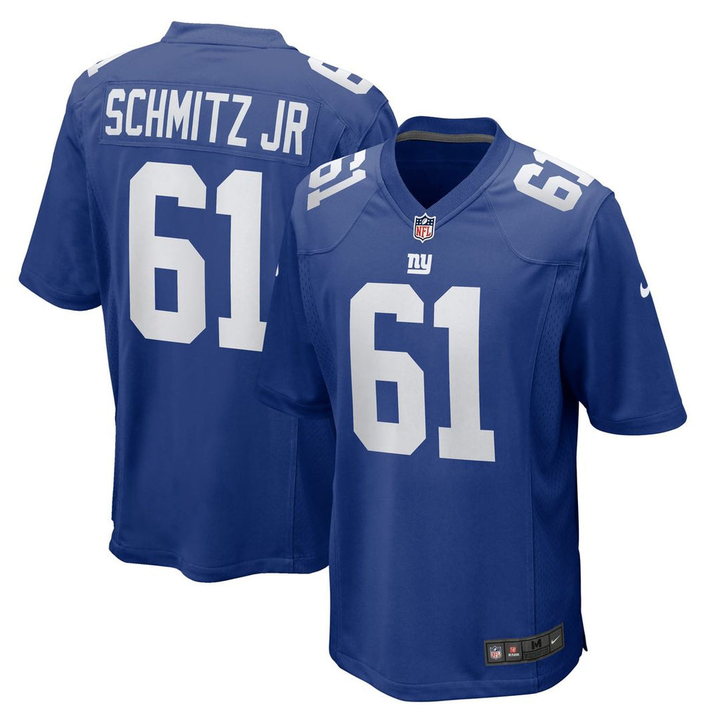 New York Giants John Michael Schmitz Jr. Nike Team Game Jersey - Royal