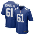 New York Giants John Michael Schmitz Jr. Nike Team Game Jersey - Royal