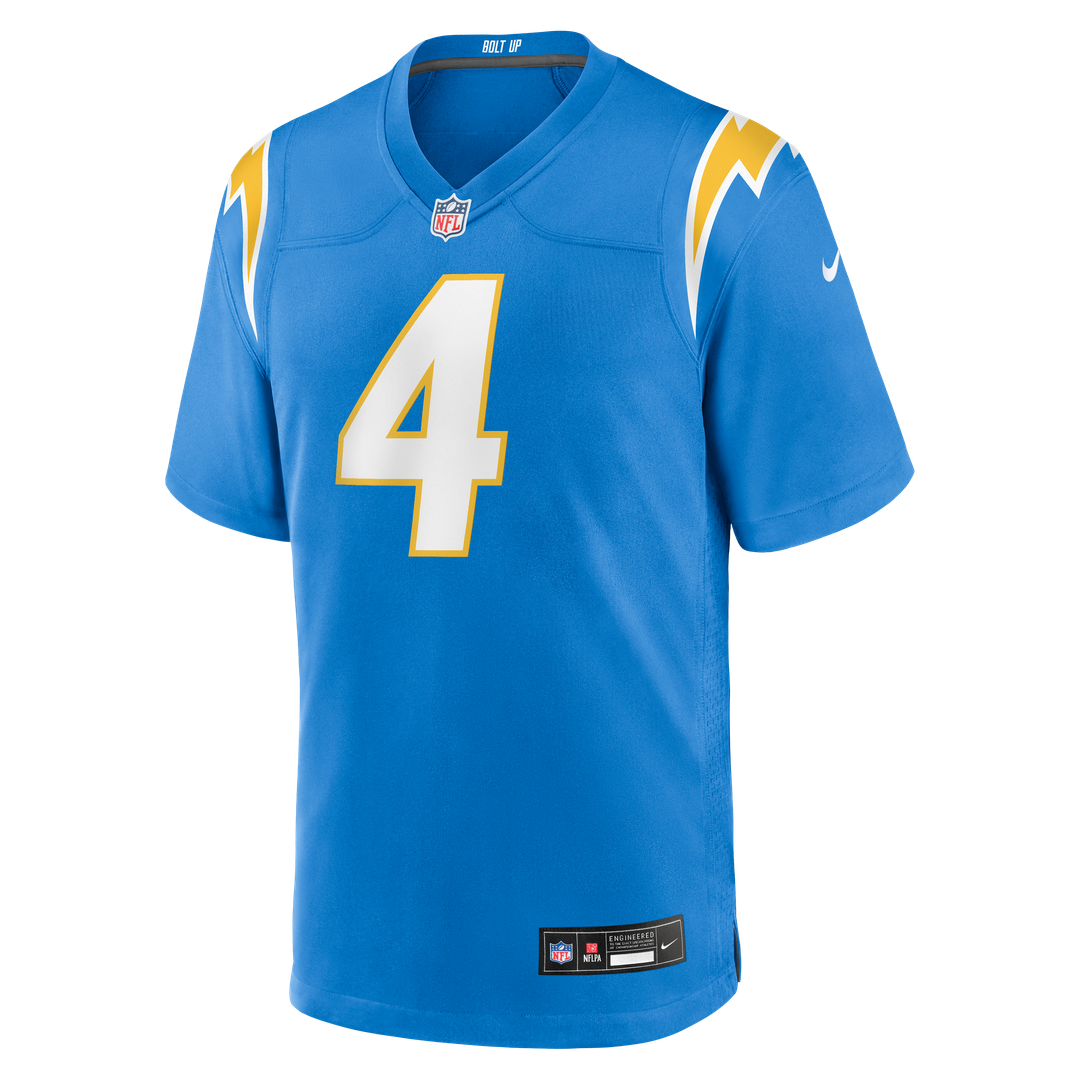 Los Angeles Chargers Tarheeb Still Nike Team Game Jersey - Powder Blue