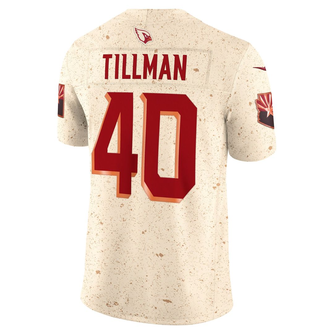 Arizona Cardinals Pat Tillman Nike Rivalries Collection Stitched Limited Jersey - Natural